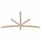 Ekena Millwork Alberta Smooth Timber Gable Bracket, Douglas Fir, 84"W x 35"H x 3 1/2"D x 3 1/2"F, 10/12 Pitch GBW084X35X0404ALB00SDF - alternate 1